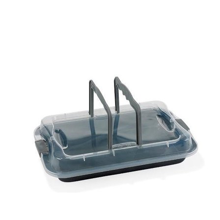 Långpanna m lock 36 x 23 cm Funktion