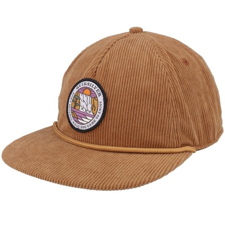 Quiksilver - Beige snapback Cap - Still Bills Corduroy Rope Almond Snapback @ Hatstore