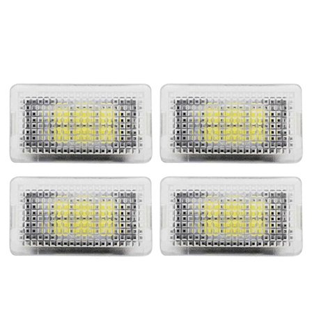 Tesla Model 3/Y/S/X Erittäin Kirkas LED Sisävalaistussarja - Tavaratilan Valo, Ovivalo (4kpl/setti) - 6000k Sininen Blue_yux