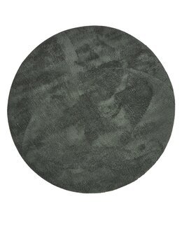 Tuftad matta Amarante Rund ø 120 cm Mörkgrön - Linea