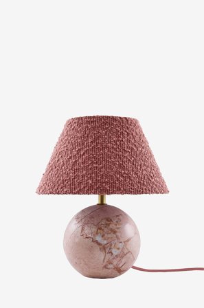 Globen Lighting - Pöytävalaisin Castello 24 tummanvihreä marmori/beige - Roosa - Pöytävalaisimet - - Homeroom