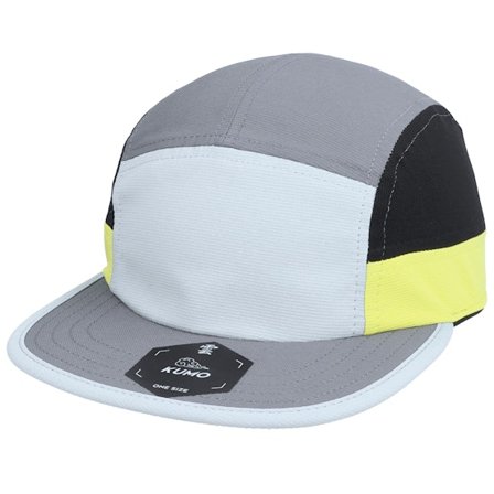 Kumo - Cloudfit Grey/Black/Yellow 5-Panel 5panel Grey Cap - @ Hatstore