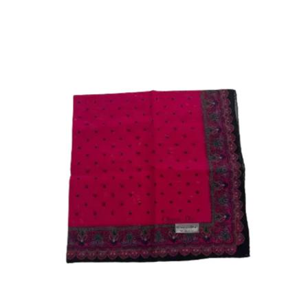 Dior Vintage Pre-owned Fabric scarves Rød, Dame Vintage Accessories, Størrelse: ONE Size