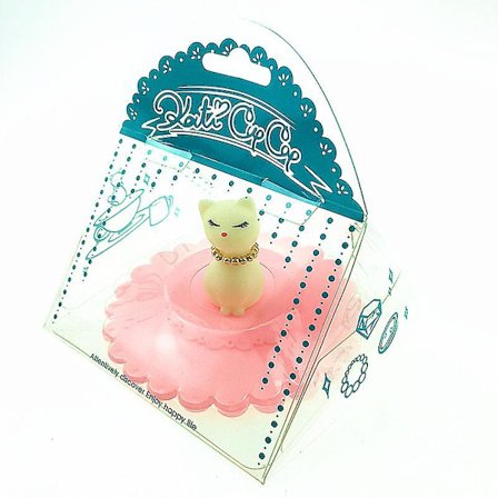 2 st Silikon Katt Kopp Lock Anti-damm Te Kopp Lock Kaffe Mugg Lock Cartoon Silikon Glas Kopp Lock(Rosa)