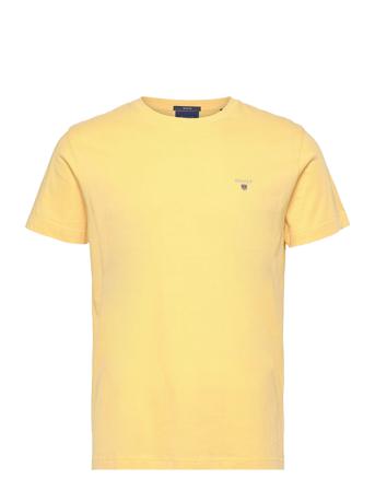 Original Ss T-Shirt T-shirts Short-sleeved Keltainen GANT