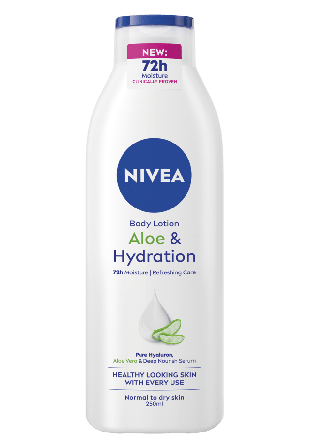NIVEA Body Lotion Aloe & Hydration Bodylotion kroppsoljor Unisex 250