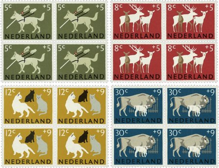 Holland 1964 - NVPH 812-815 - 4-blokke - Postfrisk