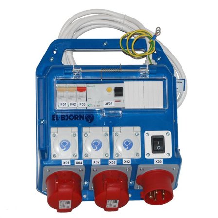 El-Björn U 16MiniCO/1/32-1 EN SEFI Containersentral 16 A, IP44, Elfordeling & strømforsyning
