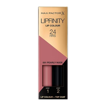 Max Factor Lipfinity Lip Colour 1 Pearly Nude, Makeup, Læber, Læbestift