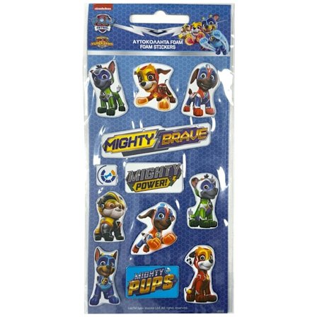 Paw Patrol riddar puffiga svampklistermärkeset