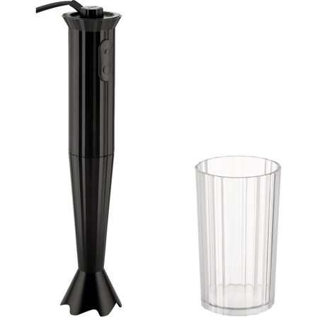 Alessi MDL10 Plissé stavmixer, svart | Köksmaskiner > Stavmixer | Bagaren och Kocken