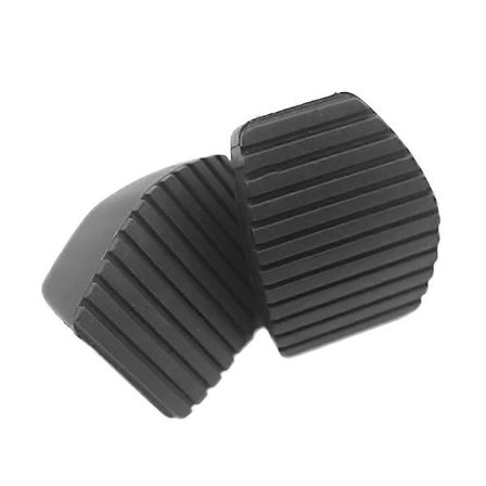 2X Kopplingsbromspedal Gummiöverdrag Halkskydd Ytbeläggningar Passar för 1007 207 208 301 307 C3 C4