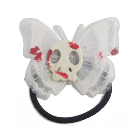 Morsomme Hårnåler Elastisk Hårbånd Søte Skjelettformede Damehårstrikker