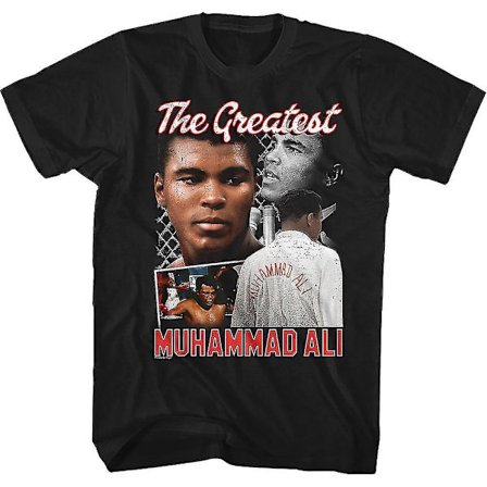 The Greatest Collage Muhammad Ali T-shirt kläder