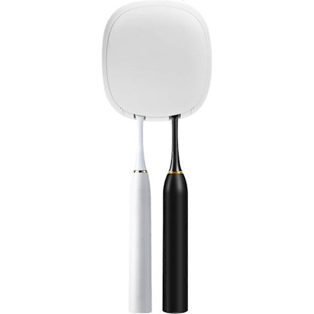 1 kpl UV-hammasharjan steriloija, UV-hammasharjateline hammasharjalle, USB ladattava sterilointiteline partaterälle ja hammasharjalle, rei'itystä ei 