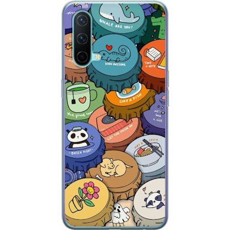 Kompatibel Mobilcover til OnePlus Nord CE 5G Kawaii Søde Figurer Anime Manga