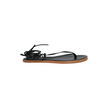 Forte Forte, Flip flops with thin lists Czarny, Kobieta, Rozmiar: 37 EU
