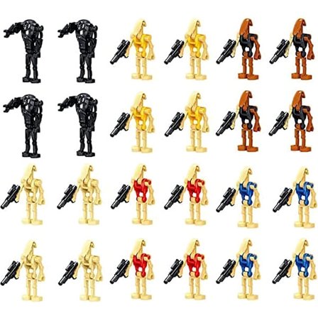 24 Battle Droid Sæt Minifigurer Byggeklodser Legetøj