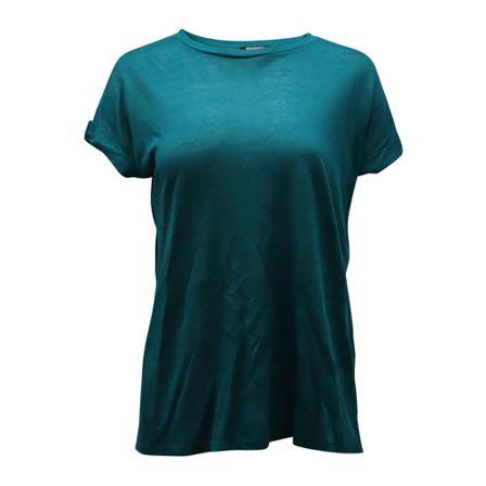 Balmain Pre-owned, Slub T-shirt Groen, Dames, Maat:M