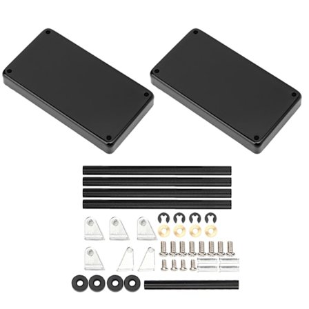 Mini 2-vånings verktygsvagn Mobil verkstad Garage Reparation RC-tillbehör för 1/8 1/10 1/12 1/16 Skala Modell Stor Storlek