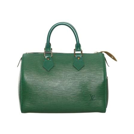 Louis Vuitton Vintage, Pre-owned Epi Speedy 25 Groen, Dames, Maat:ONE Size