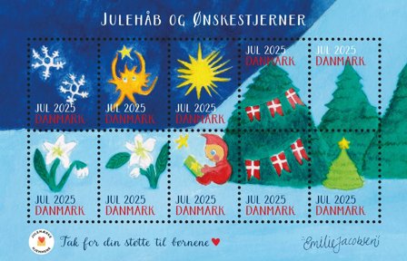 Danmark - Julemærker 2025 - Miniark