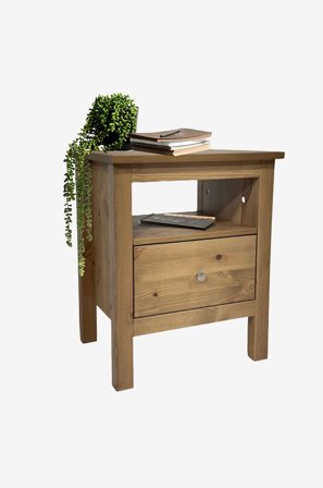 Wood Furniture - Sidebord Vesa - Brun - Nattbord - Fra Homeroom