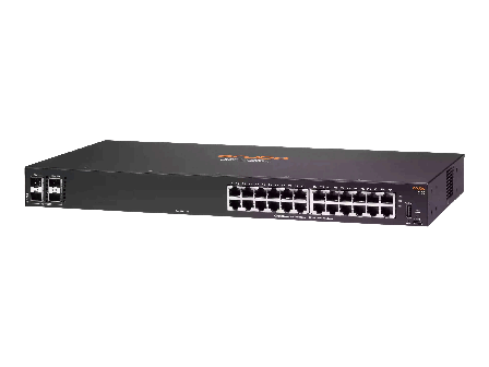 Hewlett Packard Enterprise HPE Aruba 6100 24G 4SFP+ Switch - switch - 28 porter - Styrt - rackmonterbar