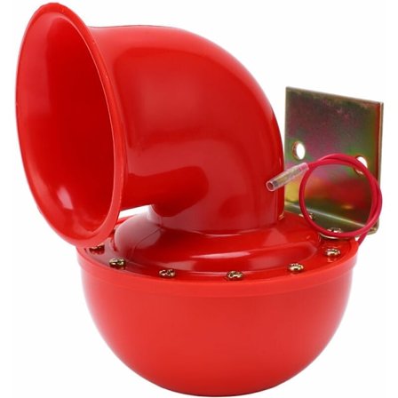 Bilhorn 150db Rød Lufthorn Elektrisk Oksehorn Ku Lyd Metalhorn for Lastebil Tog Båt Motorsykkel Bil