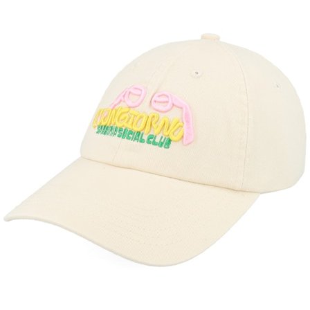 Pica Pica - Beige unconstructed Czapka Z Daszkiem - Buongiorno Beige Dad Cap @ Hatstore