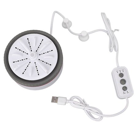 Mini Turbo Vaskemaskin Tidsinnstilt Justerbar Multifunksjon USB-drevet Bærbar Mini Turbo Vaskemaskin for Små Klær Frukt Oppvask