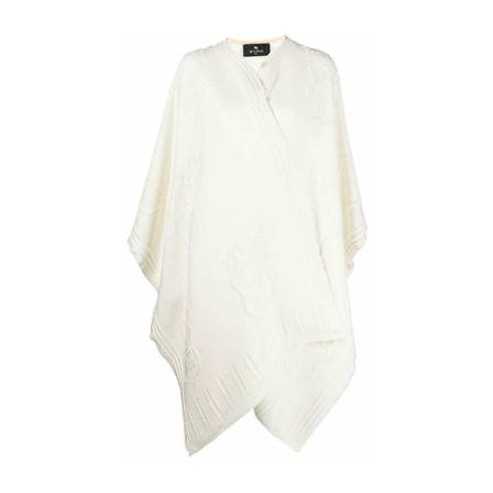 Etro Capes Hvid, Dame Poncho, Størrelse: ONE Size