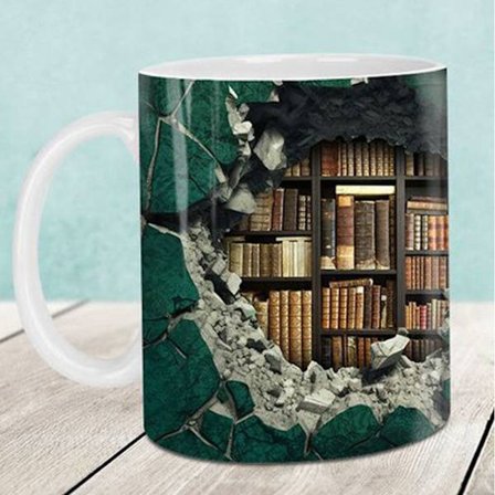 Kirjahylly Muki Kirjan Ystävän Kahvimuki 10 10