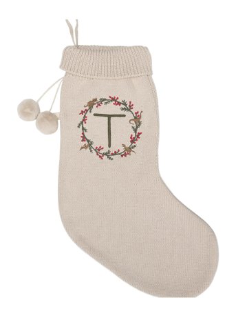 That's Mine Calle Christmas Sock Dino - Beige - N