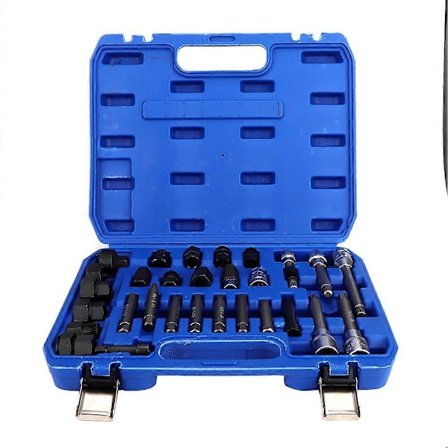 30 stk./sæt Generator Remhjul Afmontering Værktøj Fjernersæt Bilreparation