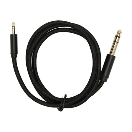 3,5 mm til 6,35 mm stereokabel 1/4 tomme til 1/8 tomme hann for forsterkere gitar laptop