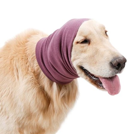 Dog Snood Hunder Nakke- og ørervarmere Vinterdemper Støybeskyttelse No-Flap Øreinnpakning for hunder Myk Pet Snood