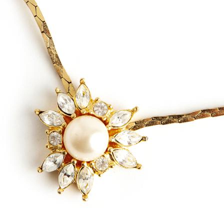 Dior Vintage Pre-owned Jewellery , Geel , Dames , Maat: ONE Size Vintage Sieraden