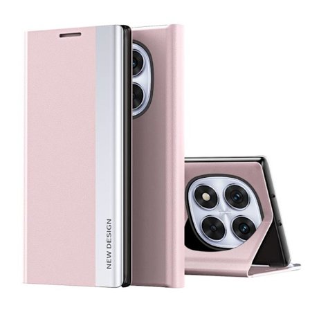 Xiaomi Redmi Note 14 Pro 5G - Sidoelektroplaterat Adsorptionsläderfodral