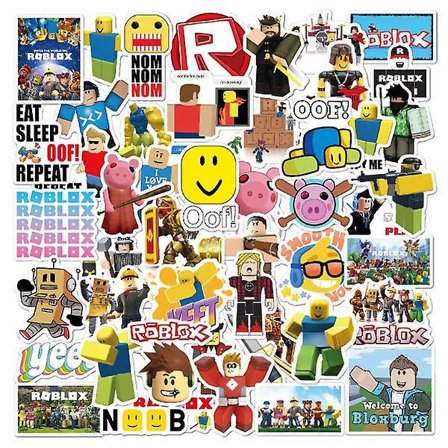 50 st Roblox-klistermärken Vattentäta Laptop Bagage Skate Multicolor