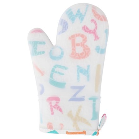 Bakehansker Varmebestandige Varmeisolerende Ovnshansker for Kjøkken Matlaging Baking Grillstativ (Bokstavtype)