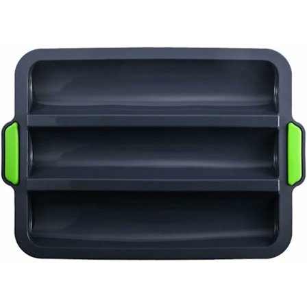 Fransk Bröd Non-Stick Bakplåt Fransk Baguetteform Silikon Bakform Form Du Pain Mold Boulange Longziming