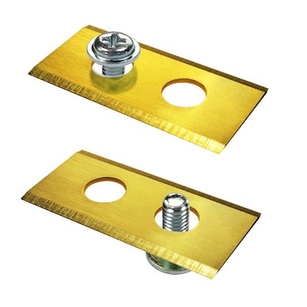 Reserveknive til Automatiske Trådløse Plæneklippere - Kompatibel med Worx Landroid Landxcape Modeller Titanbelagte Skruer til Præcis