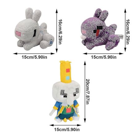 Plush Fyldt Legetøjsfigur Spil Plush Dukke Søde Legetøj Til Drenge Og Piger Kanin Til Fans