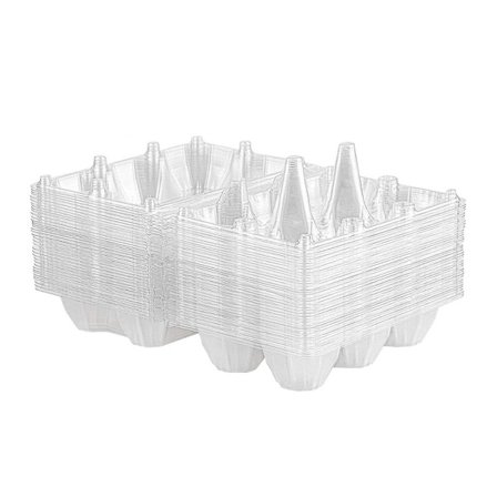 36 stk. æggebakker gennemsigtig plastik æggebakke opbevaringsbeholder ægbakke til familiemark, køleskab db