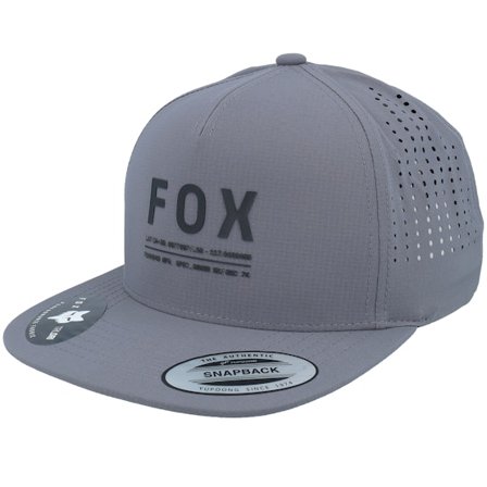 Fox - Gris snapback Casquette - Non Stop Tech Steel Grey Snapback @ Hatstore