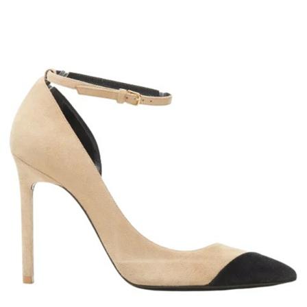 Saint Laurent Vintage, Pre-owned Suede heels Beige, Dames, Maat:36 EU