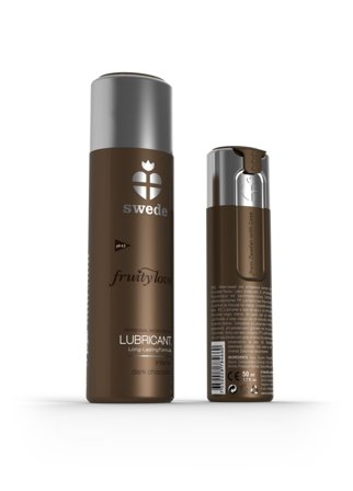 Swede: Fruity Love Lubricant - Dark Chocolate - Vuxen.dk: Glidecremer
