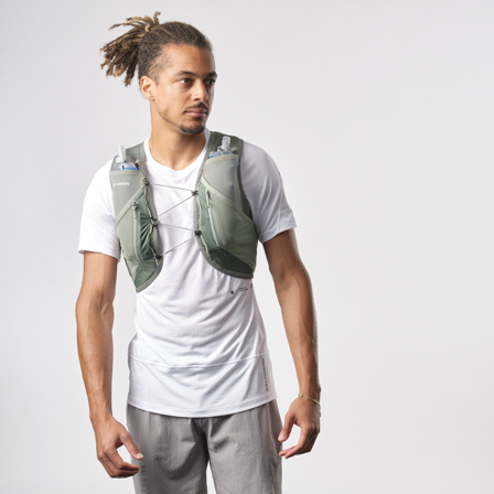 Salomon - Juoksureput Laukut ja reput Active Skin 12 Set - Laurel Wreath / Lily Pad