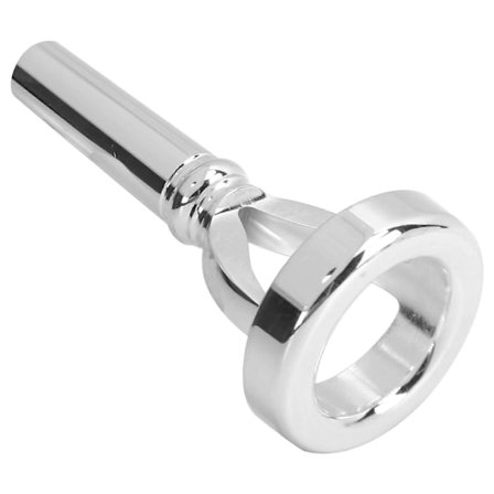 Tuba Mundstykke Træner Øvelse Mund Tyk Sølvbelægning Musikinstrument Udstyr